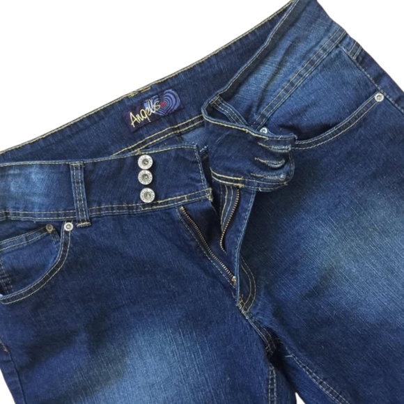 Angels Plus Size Jeans 18W Curvy Bootcut Stretch Denim Y2K  NWOT - Picture 3 of 7